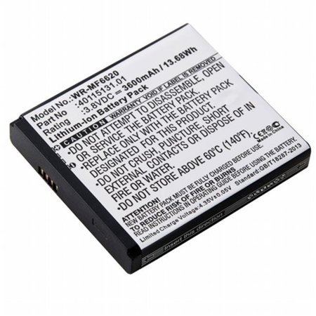 DANTONA Dantona Industries WR-MF6620 Replacement Battery for Novatel Wireless 40115131.01 WR-MF6620